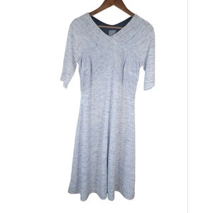 RABBIT RABBIT RABBIT DESIGN | Heather Gray Blue Midi Dress Size 6